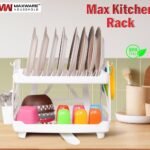 Multipurpose Plastic Mix Kitchen Plate Stand & Rack