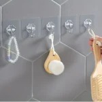 Transparent Wall Mounted Hook (10Pcs Set)