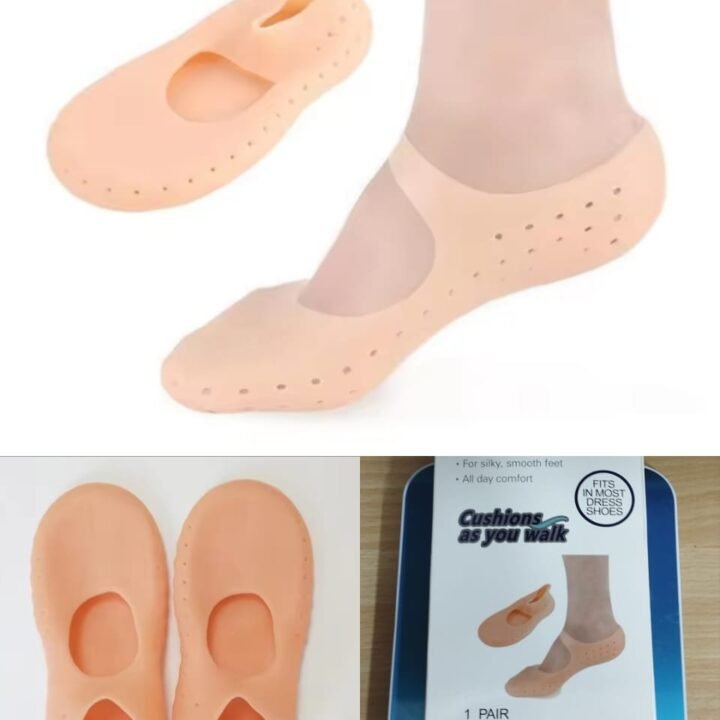 1 Pair Gel Sock Silicone Foot Care box packing
