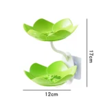 Wall Mounted Double Layer Flower Soap Dish