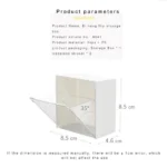 Multifunctional Wall Mounted Flip Storage Box (1Pc)