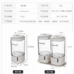 Salt And Paper Push Dispenser  pack of 2