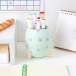 Cute Egg Shape Pen Holder