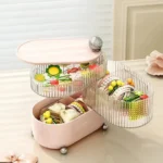 Rotating Desktop Cosmetic Organizer