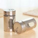 Stainless Steel Jars for Spices Pepper Shaker Spice Shaker for Kitchen