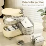 Rotating Desktop Cosmetic Organizer