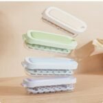 Ice Bucket Kitchen Refrigerated Ice Cube Storage Box Ice Ball Maker Ice Organizer with Shovel