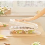 Ice Bucket Kitchen Refrigerated Ice Cube Storage Box Ice Ball Maker Ice Organizer with Shovel