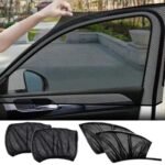 4 pcs Car Window Sun Shade Uv Protection for Front Doors