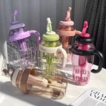 Large Capacity Detox Drain Water Sipper Bottle