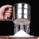 Flour Filter Stainless Steel – With handle & Smooth Filter