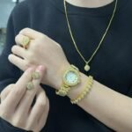 A59 Plus Smart Watch Women Watch Smartwatch Set  Fitness Watch with  Sports Modes Women Chain Ring Necklace Earrings🤩   Couples Gift Box 🎁   💫🌟 Random Colours Strips In Box