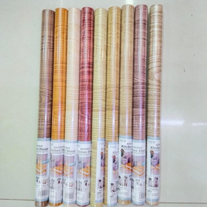 LIGHT WOOD WALLPAPER SHEET ROLL. SIZE:60*200CM.  F  AND F