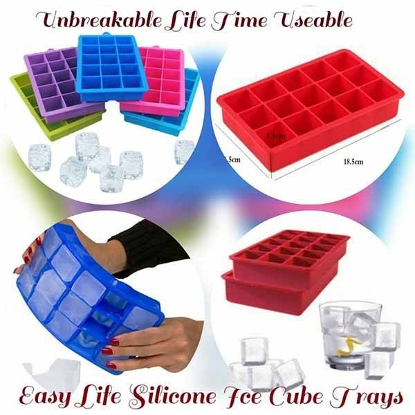 Silicone Ice Cube Tray