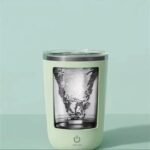 Automatic Coffee Stirring Mug Rechargeable Milk Mixing Cup Electric Stainless Steel Lazy Rotating Mug Magnetic Stirring Cup