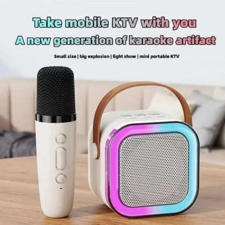 K12 Wireless Audio Microphone Bluetooth Speaker Portable Stereo
