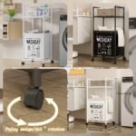 2Layer Laundry Storage – (Box Packing) Available Colours: Black & White