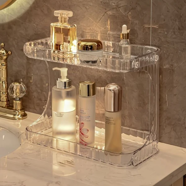 2 Tier Luxury Acrylic Makeup Organizer