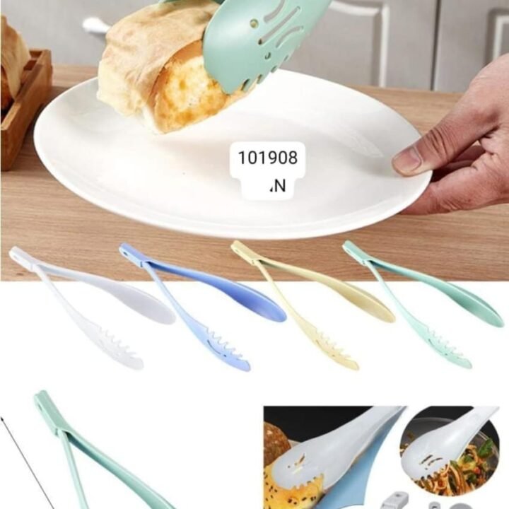 3 in 1 Plastic Hollow Food Clip Bread Tong Reusable Easy  Tools Kitchen Accessories