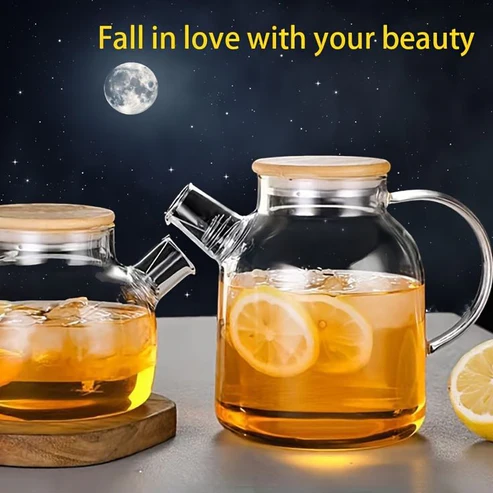Heat Resistant Glass Teapot   (800 ML)