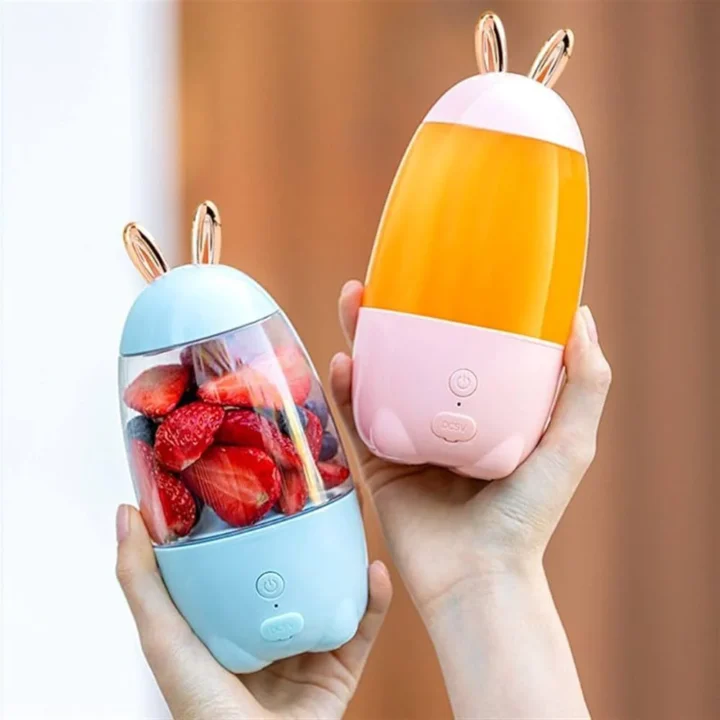 Rabbit Ear Portable USB Electric Juicer Fruit Mixer Blender