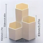 Hexagon Shape Pen & Desk Organizer