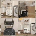 3Layer Laundry Storage  (Box Packing) Available Colours: Black & White