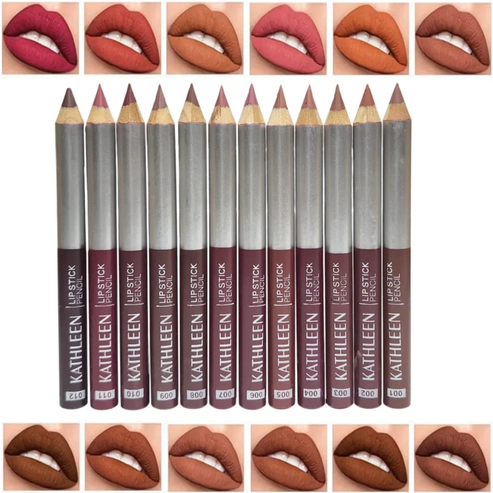 KATHLEEN Lipstick Pencil 12Pcs Set nude