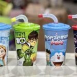 Active Kids Straw Glass (Cartoon Printed)