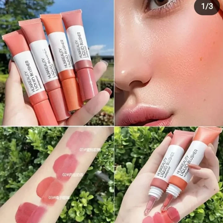 Huxia Beauty Waterproof Liquid Blusher 4Pcs Set