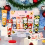 5pcs hand cream set, suitable for dry and cracked Light Beige-deep moisturizing and nourishing, ideal gift, very suitable for Women’s daily care.