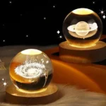 3D Galaxy Crystal Ball Night Lamp