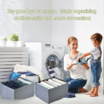 6 Parts Non-Woven clothes Organizer (Pack Of 2)