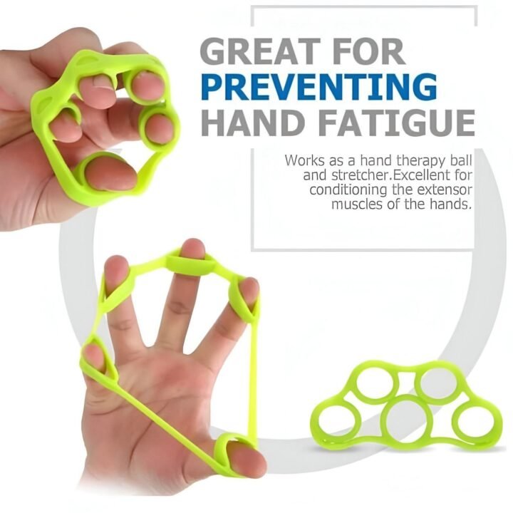Imported Fingers Trainer Stretcher Resistance Silicone Band (Mix/Random color)