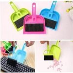 Mini Desktop Dustpan and Brush Set – Small Broom and Dustpan Combo for Household Cleaning