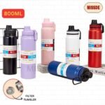 800ML Leak-proof Cups Flask Sport Bottle