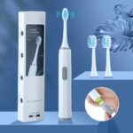 Electric Toothbrush  Toothbrush Heads, Ultra Whitening, Battery Operated Portable Oral Care