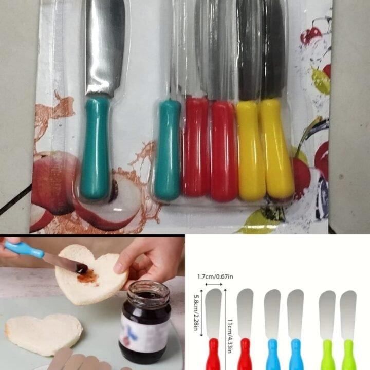 6pcs butter knife set 