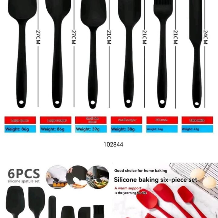 6pcs silicone kitchenware