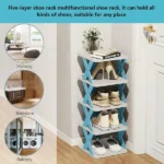 Layer Zigzag Shoe Rack  5 layers