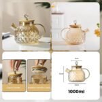 Diamond Tea Pot  (Box Packing) Capacity: 1000ML