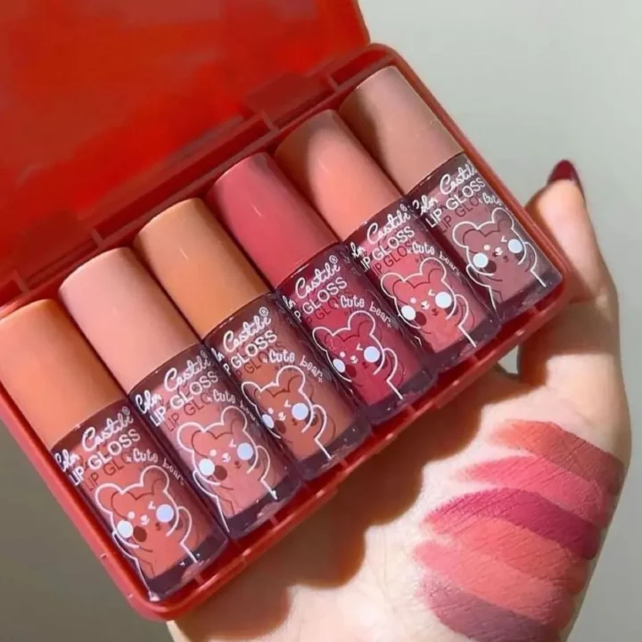 COLOR CASTLE Nude Lip Gloss 6in1 Pack