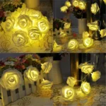 Rose Flower Lights 20 Led