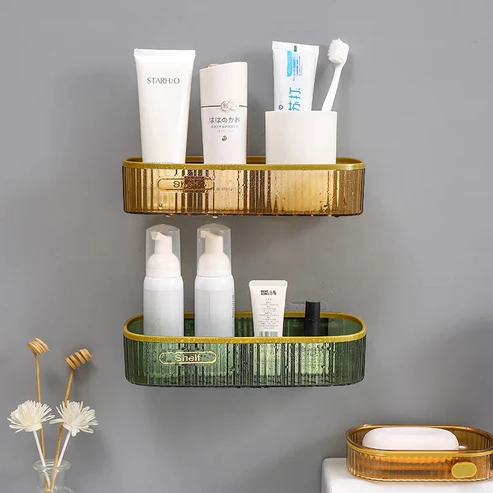 Wall-Mounted Washroom Shelf Each