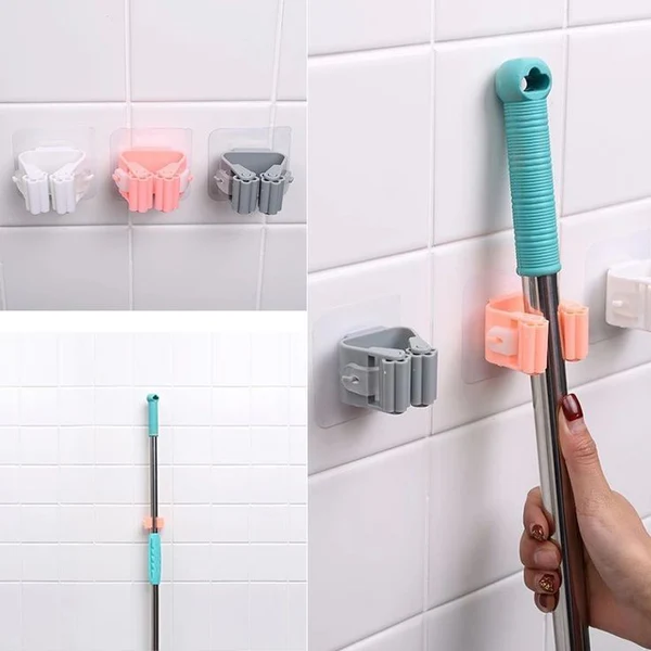 Wall Mounted Mop Holder pack of 2 pcs