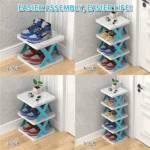Layer Zigzag Shoe Rack 4 Layer