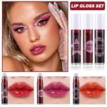 Dragon Ranee Let Your Kiss With Gorgeous Color LIQUID LIPSTICK 3 Pcs in Box