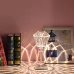 Crystal Rose Diamond Table Lamp