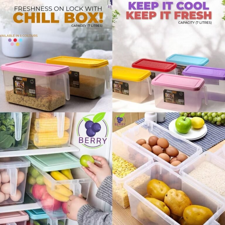 Fridge Storage Chill Box With lid And Handle