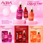 Aqua Color Line Sweet Heart Tint EACH
